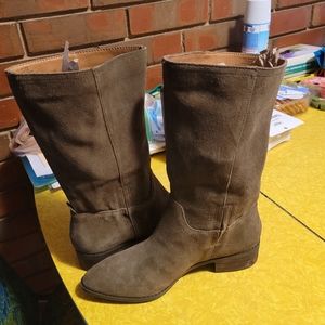 J Crew suede md tall boots sz 7.5